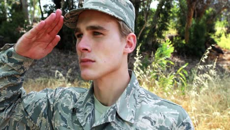 Soldado-Militar-Saludando