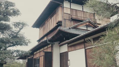 exterior of honmaru palace at nijo castle in kyoto, japan