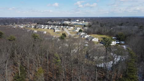 Tracking-toward-a-forested-semi-suburb-area-near-Norton-Shores