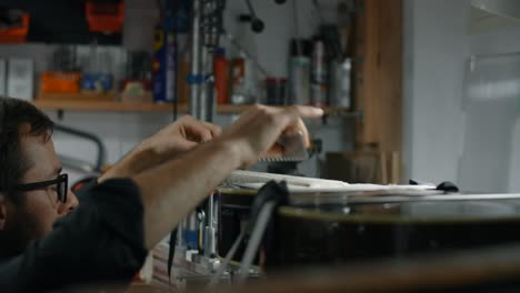 guitar repair process