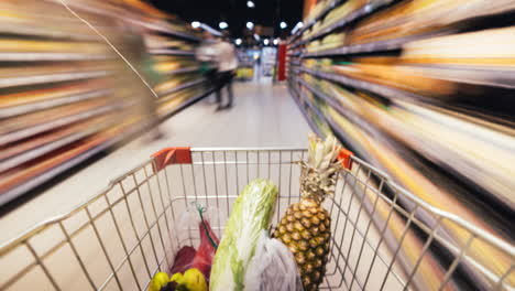 grocery shopping cart
