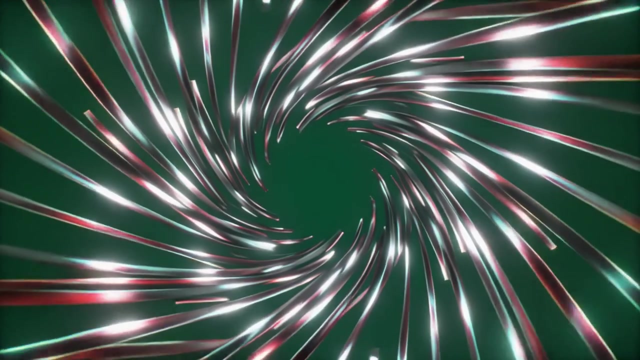 Sfondo Dinamico Astratto con Strisce di Luce Rotanti e Luminose
