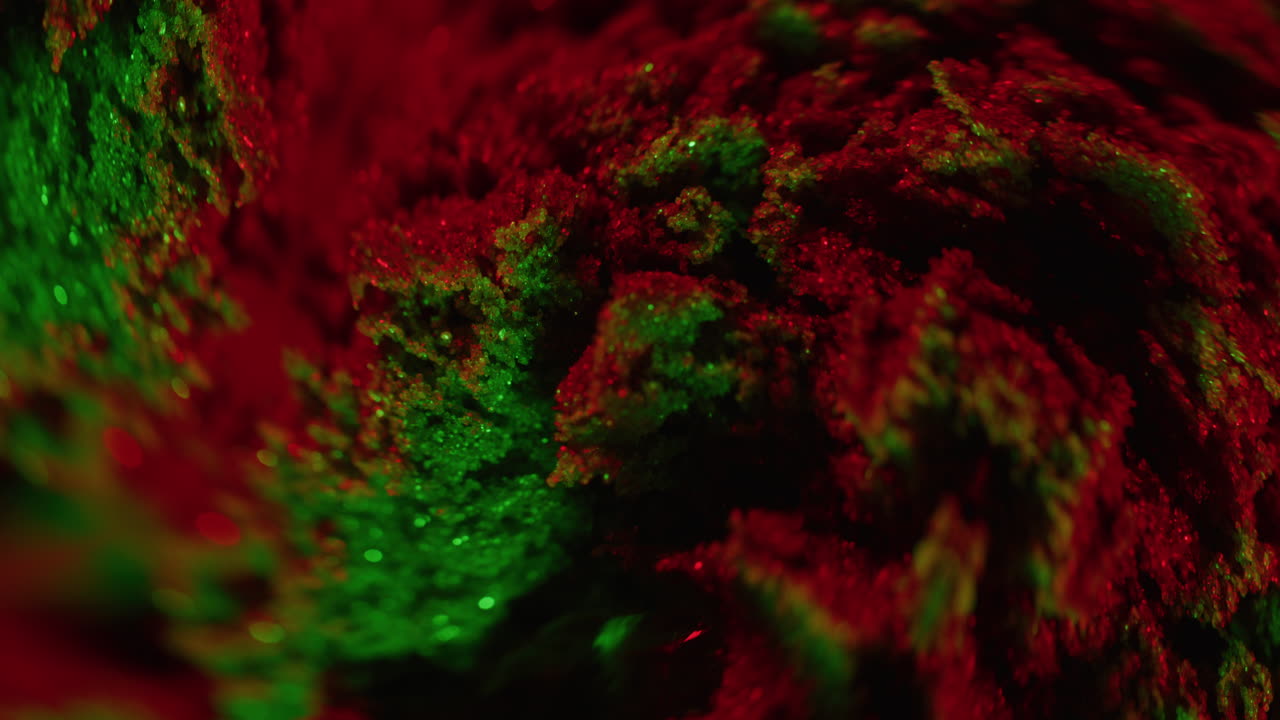 Abstract Red and Green Texture