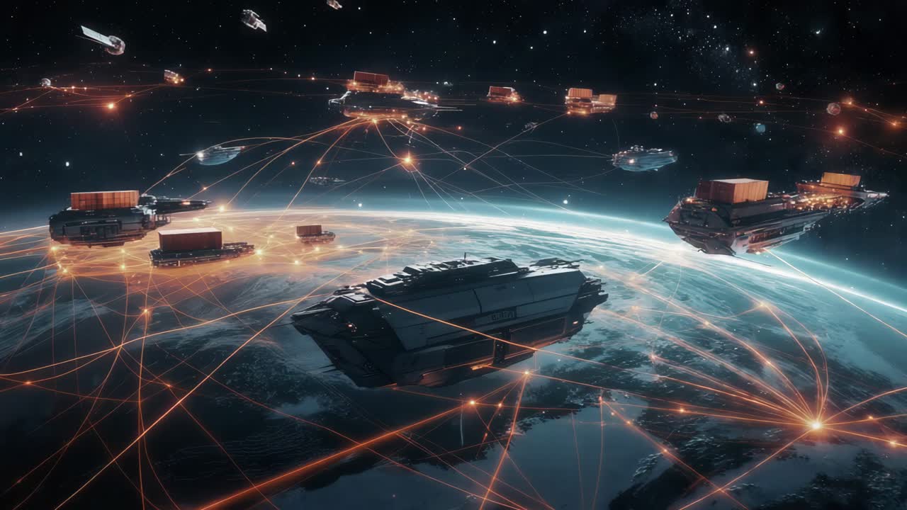 우주 물류 네트워크