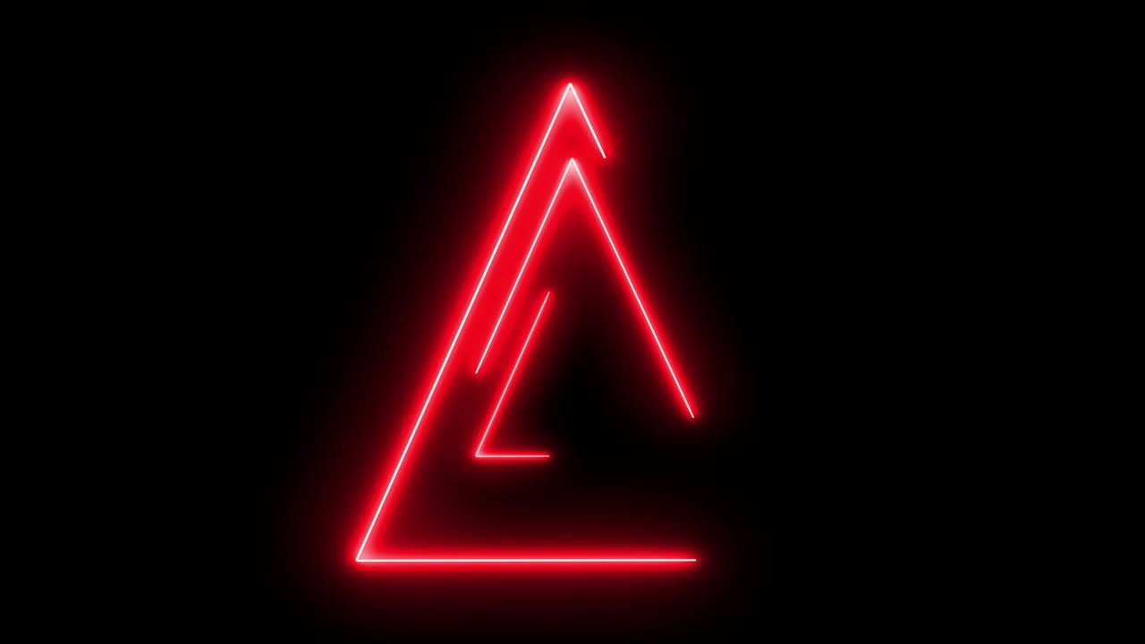 abstracto neón, led cuadrado, borde. renderizado colorido futurista