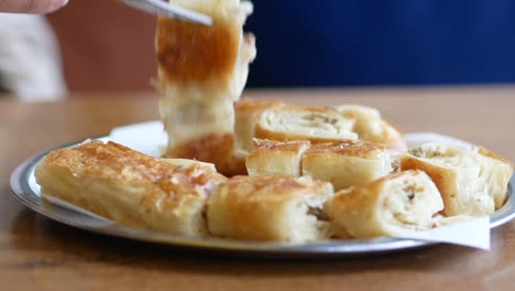 turkish pastries on a plate