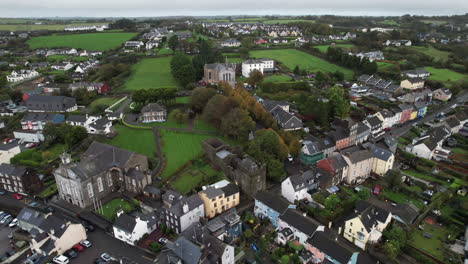 aerial view of kinsale, ireland