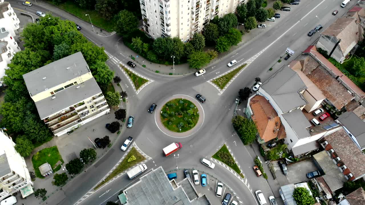 vista aérea de la rotonda
