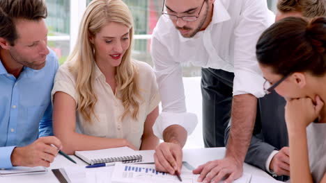 business people working together during meeting