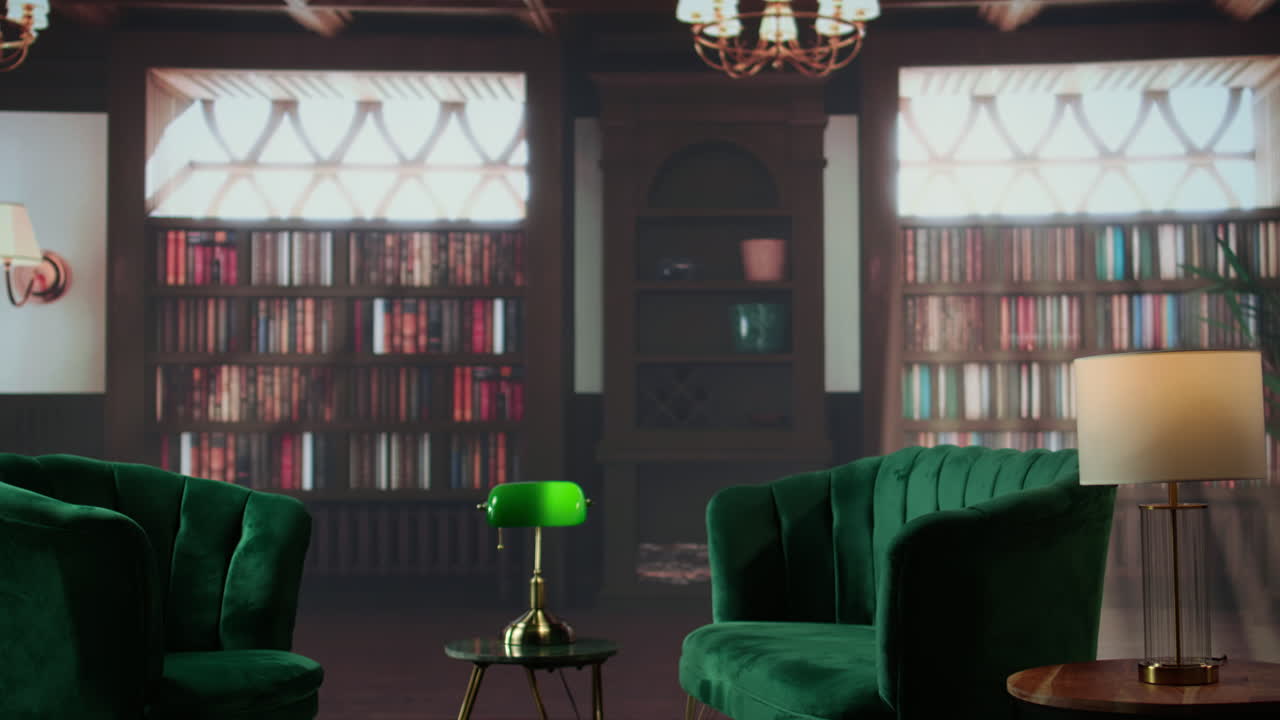 우아한 독서실 인테리어