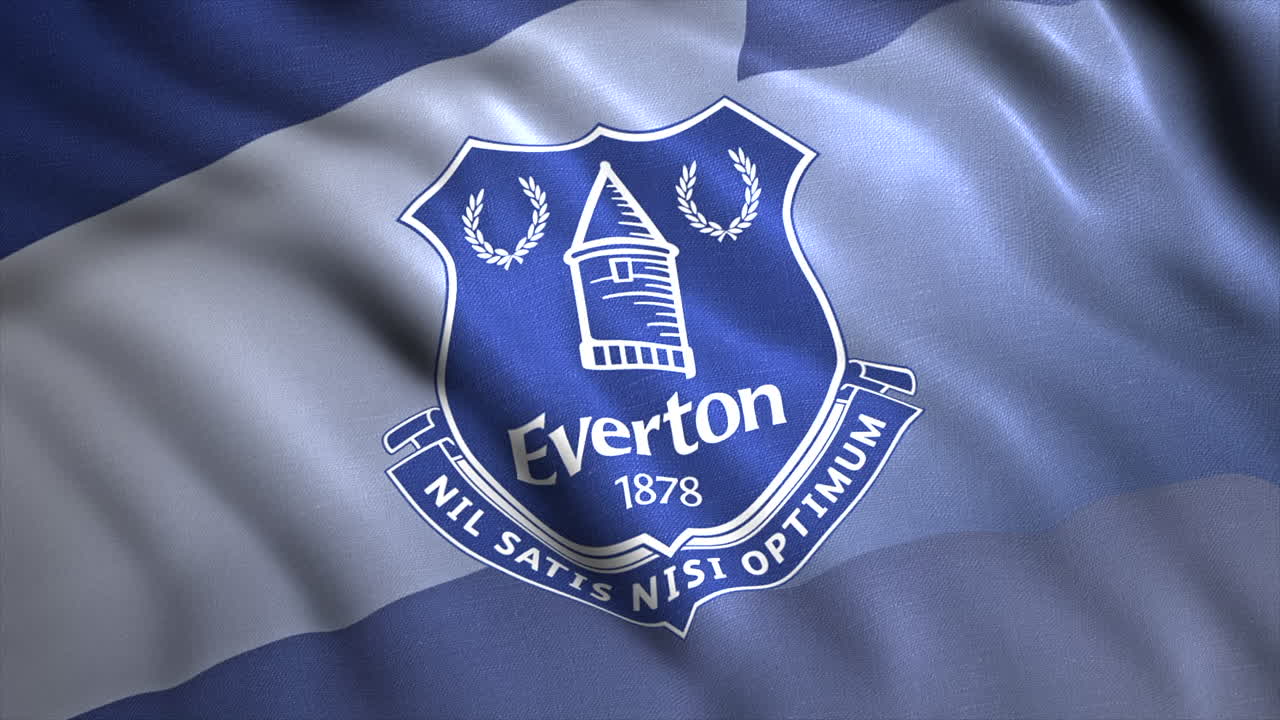 la bandera del club de fútbol de everton