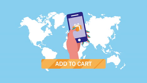 online shopping experience on mobile phone