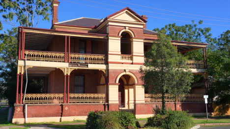 old historical building in bourke, nsw australia
