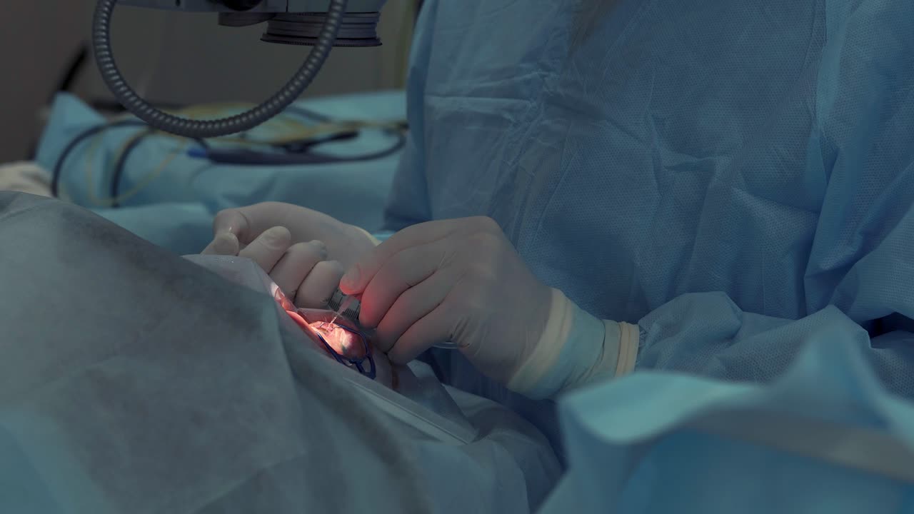 procedimiento de cirugía ocular