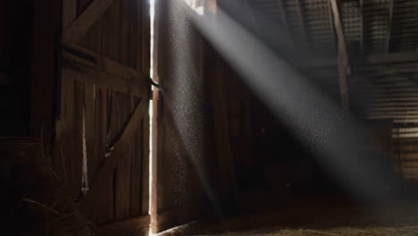 Sunlight and Dust Particles in an Old Barn