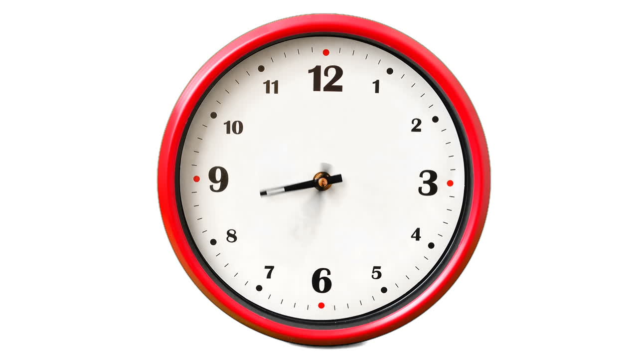 Shooting of hours. Time lapse. Shooting of the dial of hours