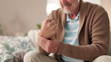 senior man experiencing wrist pain