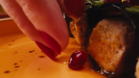 berenjena rellena con granada