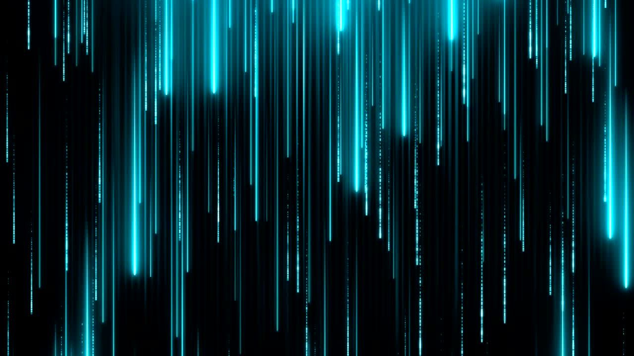 fondo de tecnología de neón azul. código de aplicación abstracto que se mueve en un ciberespacio. textura del flujo de datos. guión que se ejecuta en una pantalla. concepto de hud. bucle sin costuras.