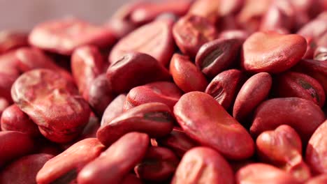 close up of red beans