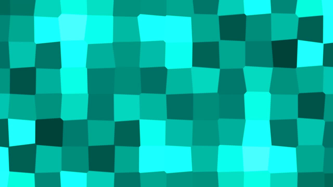 círculo de fondo de movimiento de cubo de dibujos animados abstracto