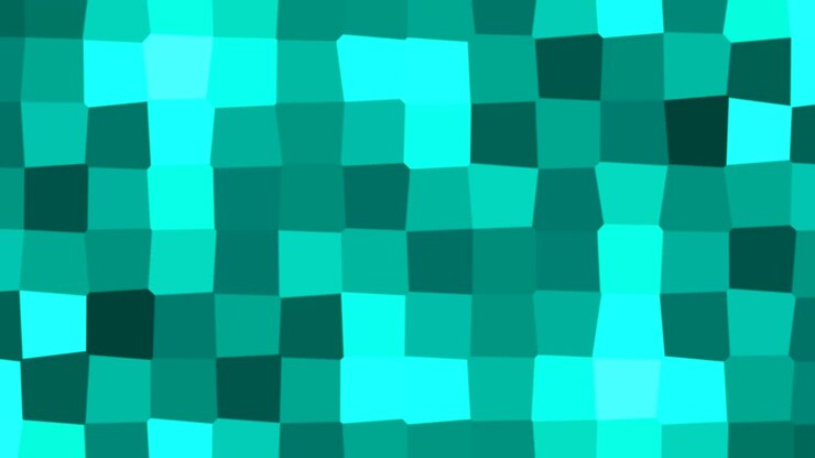 abstract cartoon cube mosaic motion background loop