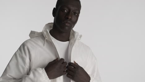 Attractive-african-american-man-on-grey-background.