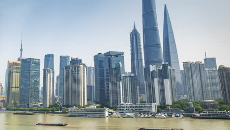 timelapse of the amazing shanghai city skyline