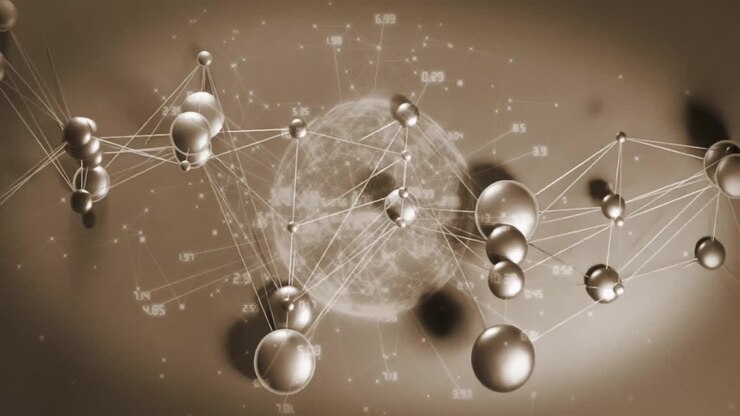 Animation of network of connections over globe