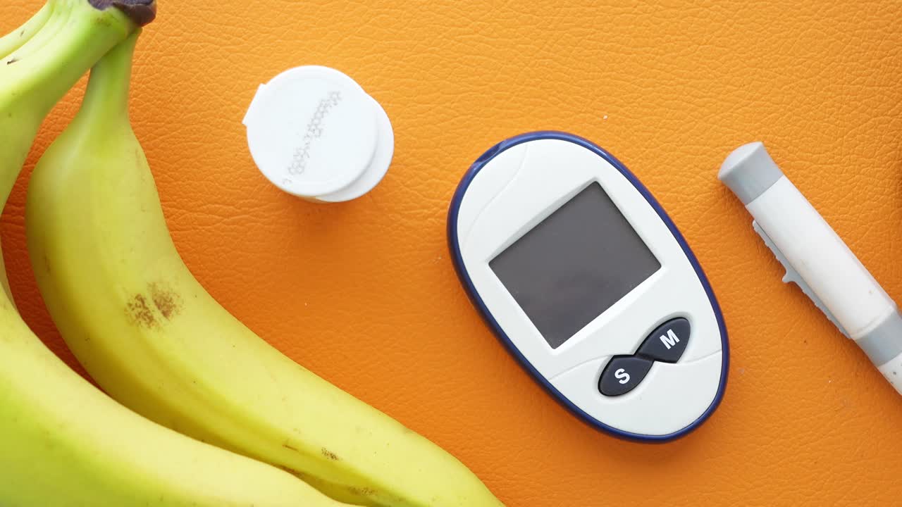 Forniture per diabetici e una banana