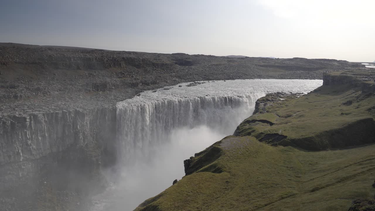 Dettifoss waterfall's mighty cascade, Iceland