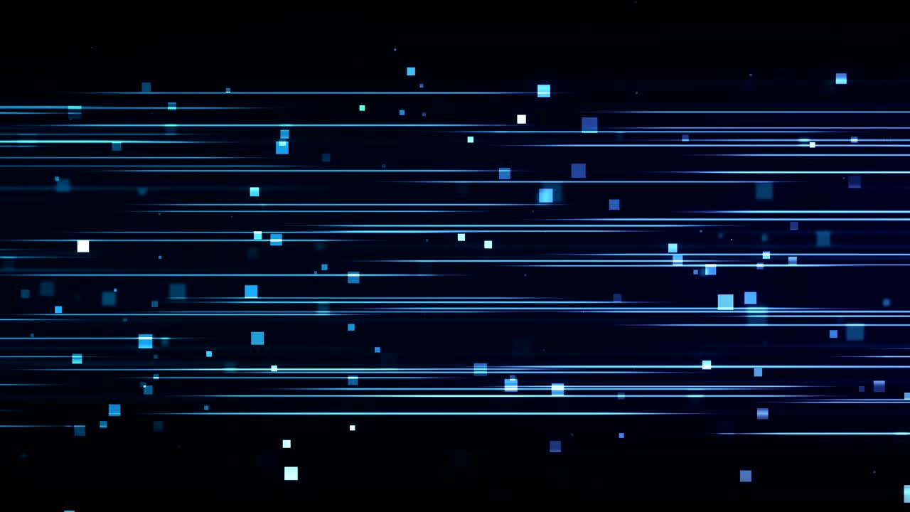 líneas de datos de hitech azules