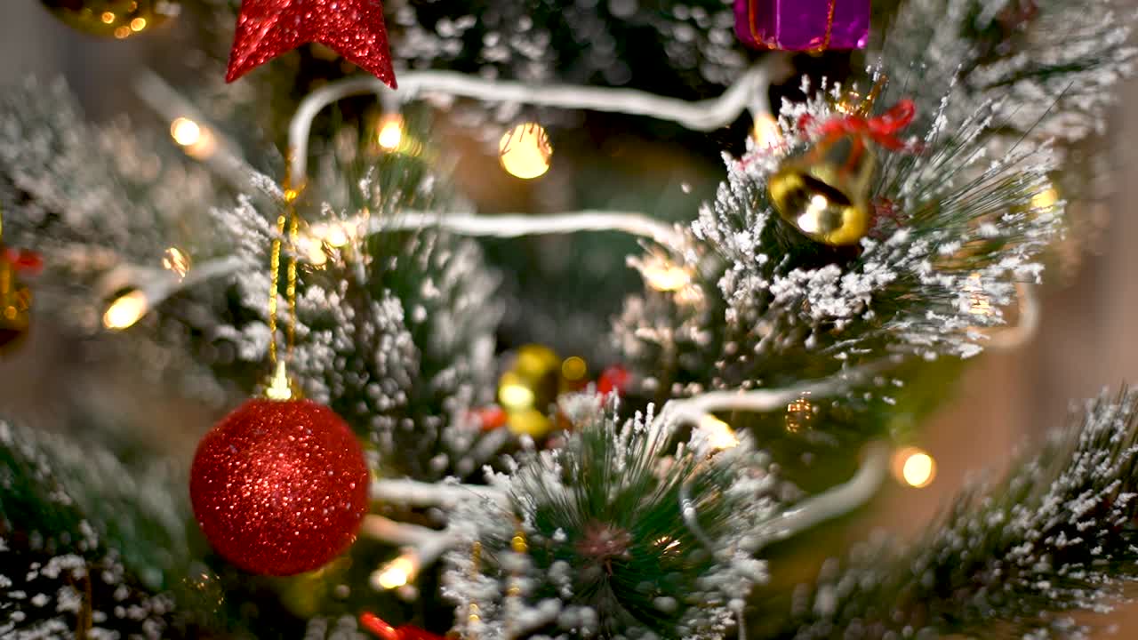 decorated Christmas tree and light at Kathmandu, Nepal