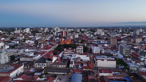 drone-shot-city-main-square-travel-sky-Santa-Cruz-Bolivia