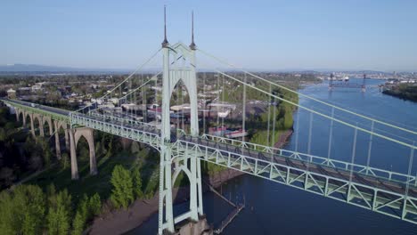 drone aerial of st