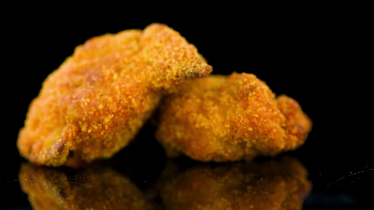 nuggets de pollo giratorios (con un bucle sin costuras)