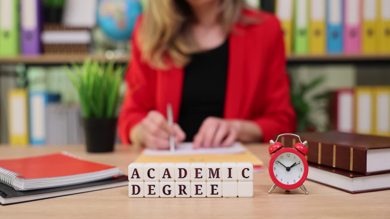 Academic Degree and Education Concept