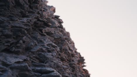 A-close-up-view-of-the-rocky-dolomite-formations-of-the-Trollholmsund-in-Norway