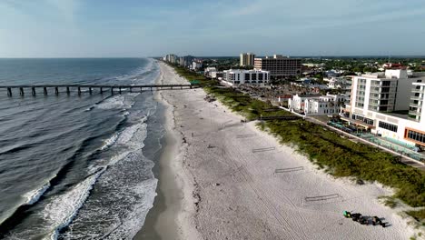 Playa-De-Jax,-Antena-De-La-Playa-De-Jacksonville-Florida