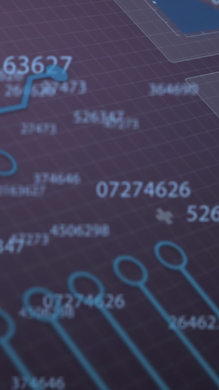 animación del procesamiento de datos sobre la red