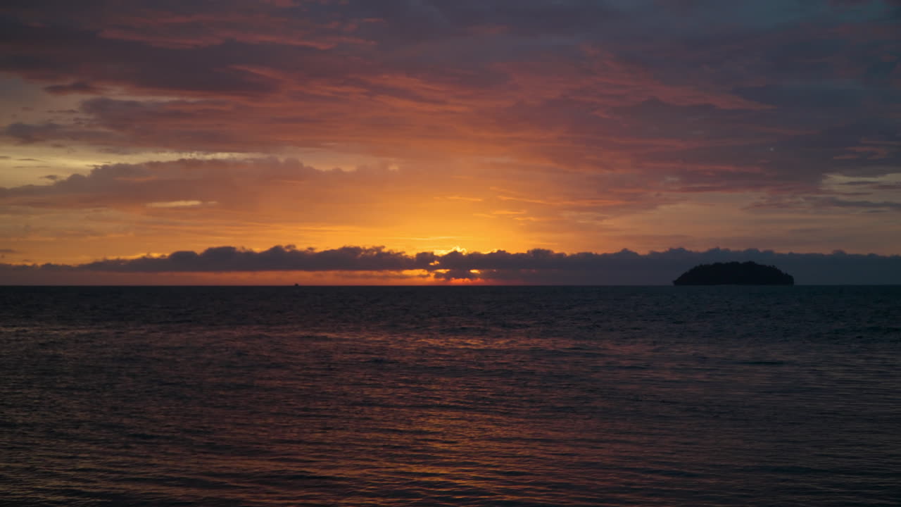 Majestic Dramatic Sunset Sky by the Ocean
