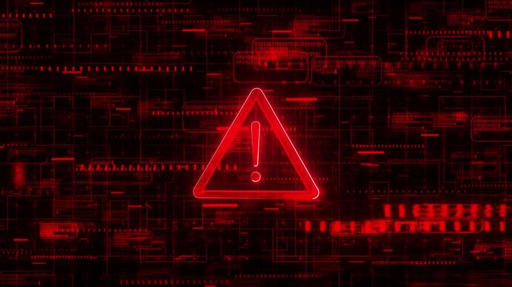 Pixel interference bright caution technology interface network danger security incidents system
