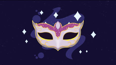 elegant venetian mask illustration