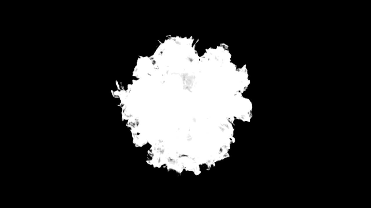 Fire ball With green background & Luma matte