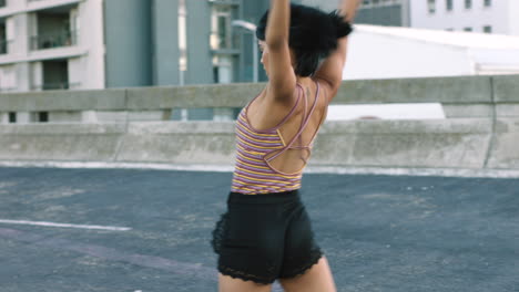 professional contemporary dancer expressing