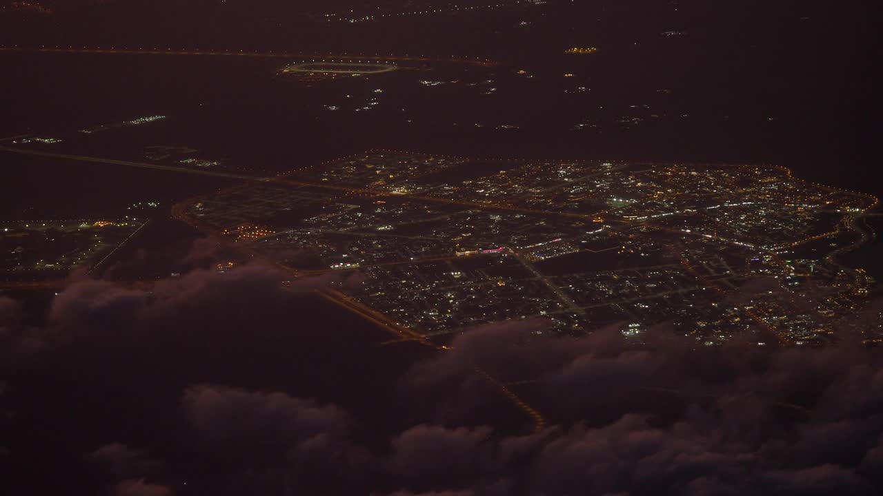 Night Cityscape from Above
