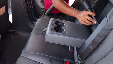 limpieza del interior de los automóviles