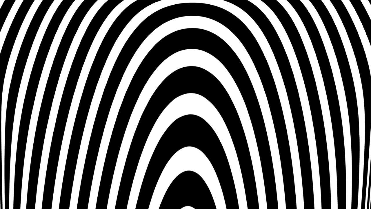 Seamless footage with rotating hypnotic spiral. Loop animated background sequence with rotating circle segments