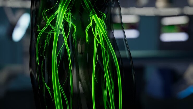 science anatomy scan of human Blood Vessels