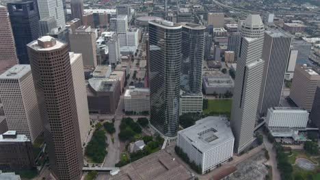 This-video-is-about-an-establishing-shot-of-downtown-Houston-and-surrounding-area